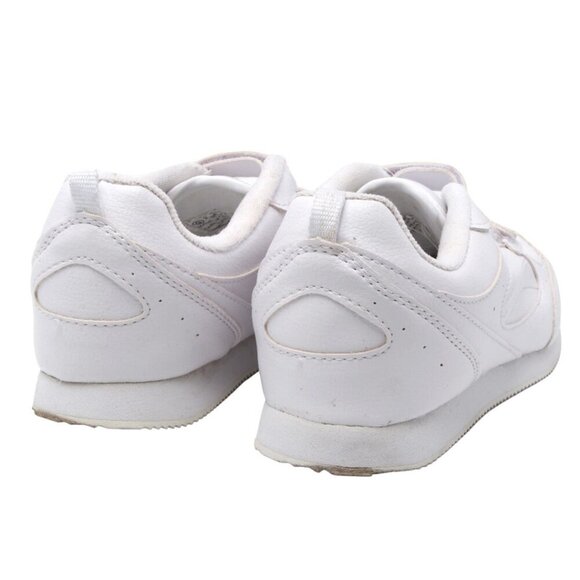 Athletic Works BETTY Sneakers Faux Leather Velcro Straps Running Shoes White - Picture 9 of 9